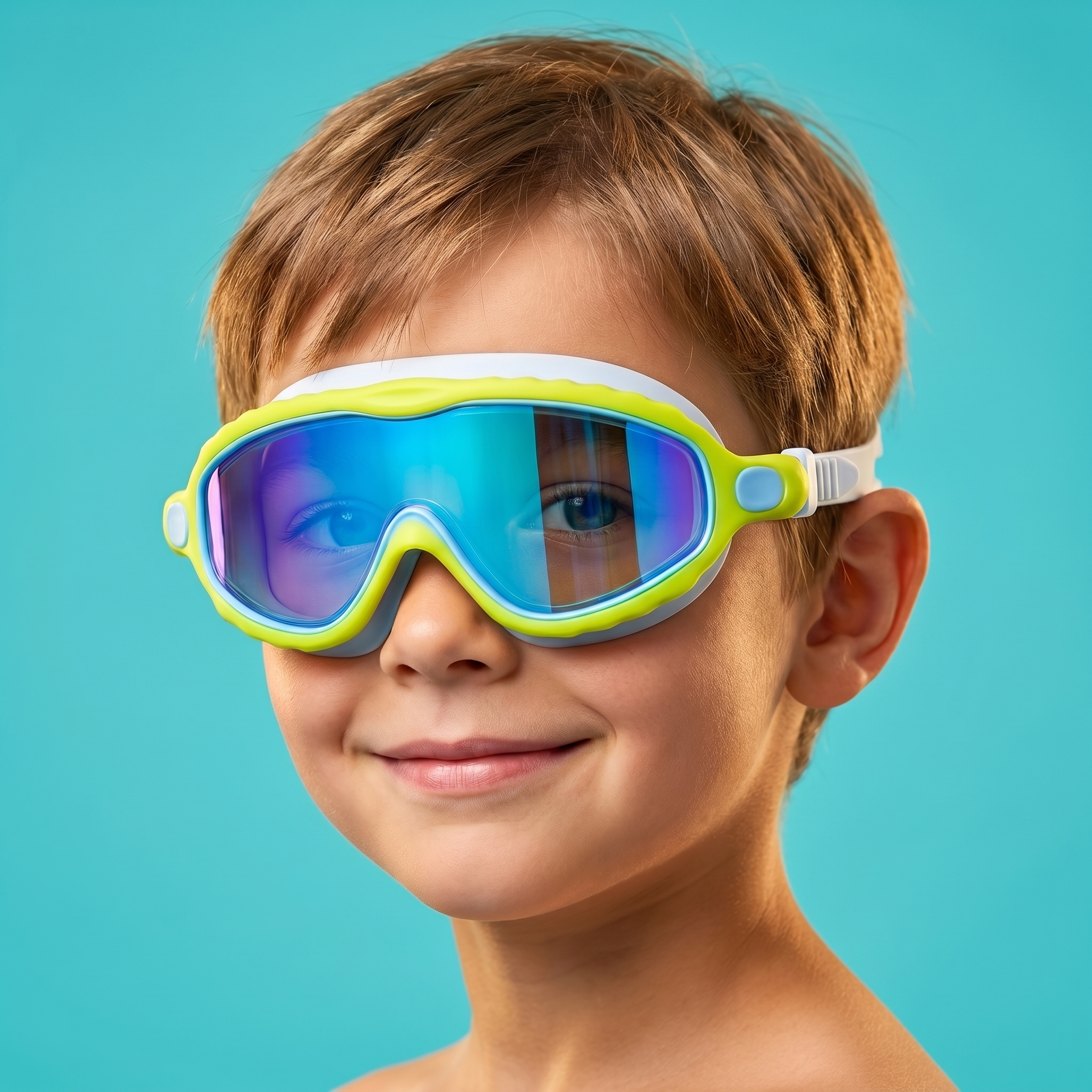Lunettes de natation enfant anti-fuite et anti-buée